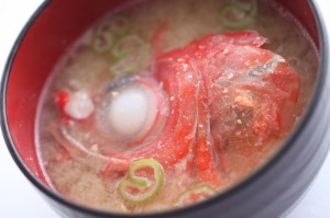 金目鯛の御味噌汁